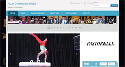 Desktop Screenshot of agu-gymnastics.com
